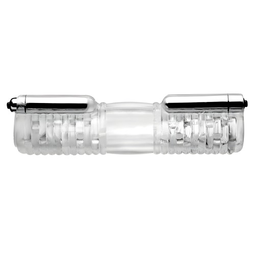 Tom Of Finland Vibrating Sleeve - Dual Stimulation