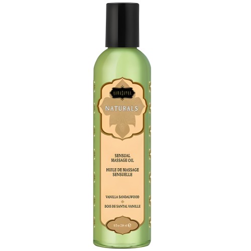 Aceite de Masaje Naturals Kama Sutra Vainilla Sándalo 8oz