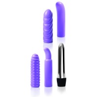 Evolved Multi Sleeve Vibrator Kit Purple