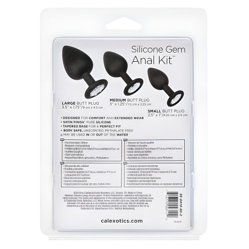 Silicone Gem Anal Kit - Comfortable Training