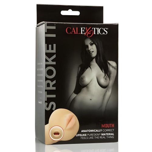 Stroke It Mouth Stroker - Sensación Realista