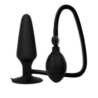 Cómodo Plug Inflable de Silicona para Sensación Mejorada