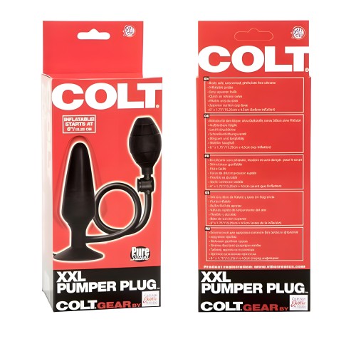 Cómodo Plug Inflable de Silicona para Sensación Mejorada