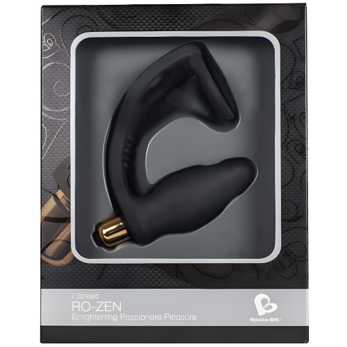 RO-Zen Anillo Negro - Sonda Vibrante para Próstata