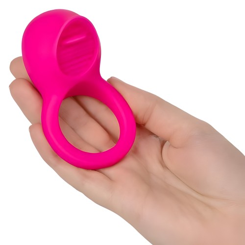 Anillo Vibrador Teasing Tongue Rosa