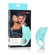 Silicone Rechargeable Dual Exciter Ring - Enhanced Pleasure