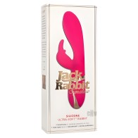 Jack Rabbit Silicone Rabbit Vibrator - Pink