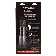 Kit de Bomba de Pene Recargable Optimum - Clear