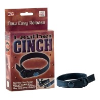 Leather Cinch Adjustable Cockring - Tailored Pleasure