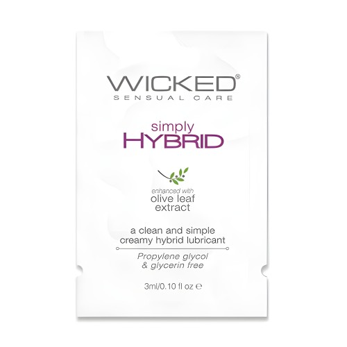 Lubricante Híbrido Simple de Cuidado Sensual Wicked - Limpio y Natural