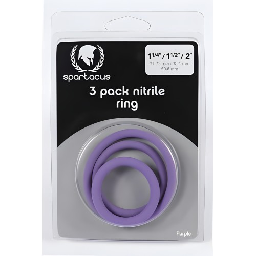 Nitrile C Ring 3 Pack Set - Comfortable Fit