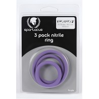 Nitrile C Ring 3 Pack Set - Comfortable Fit