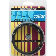 Collar Wordband - Sumisa - Negro