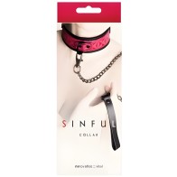 Sinful Collar Pink for Stylish Kink
