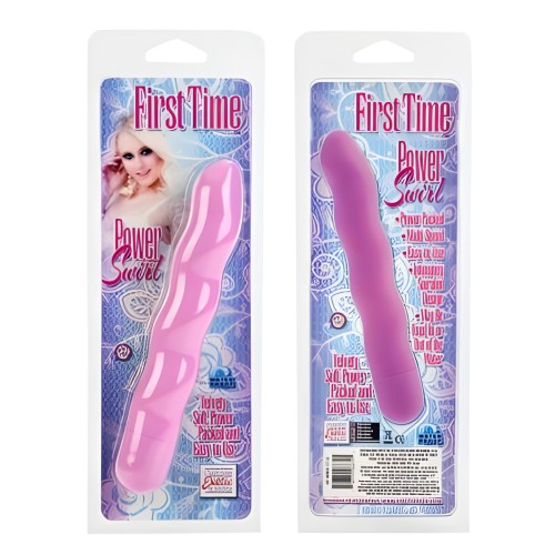 Vibrador First Time Power Swirl - Amigable para Principiantes