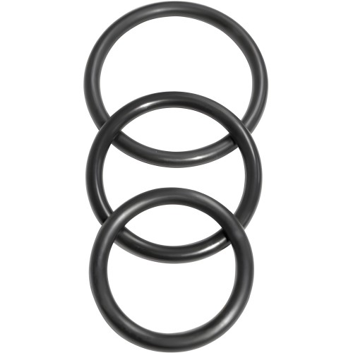 Pack de 3 Cockrings de Nitrilo - Intimidad Mejorada