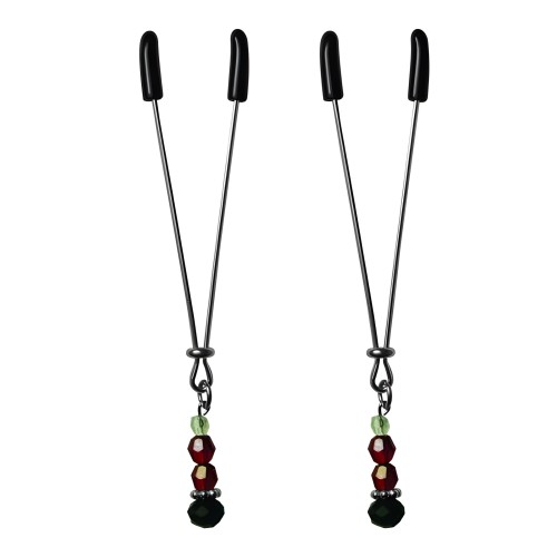 Pinzas para Pezones Ruby Black de Sexperiments