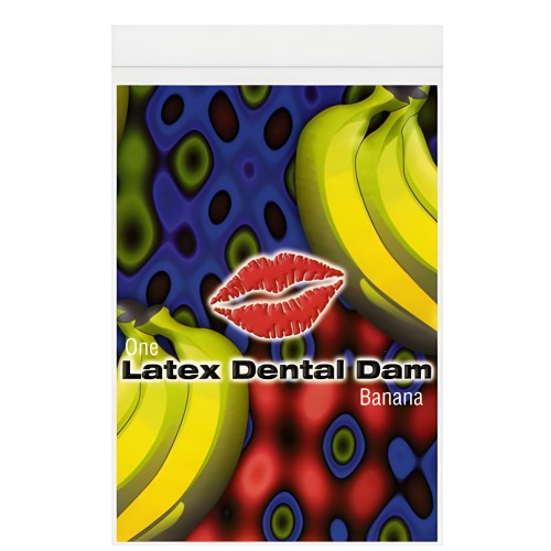 Latex Dental Dam - Banana Flavor