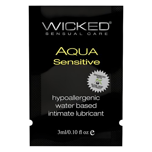 Lubricante Wicked Aqua Sensitive