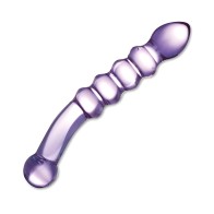 Dildo de Cristal Ribeteado Purple Rain