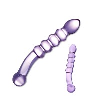 Dildo de Cristal Ribeteado Purple Rain