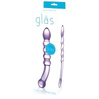 Dildo de Cristal Ribeteado Purple Rain
