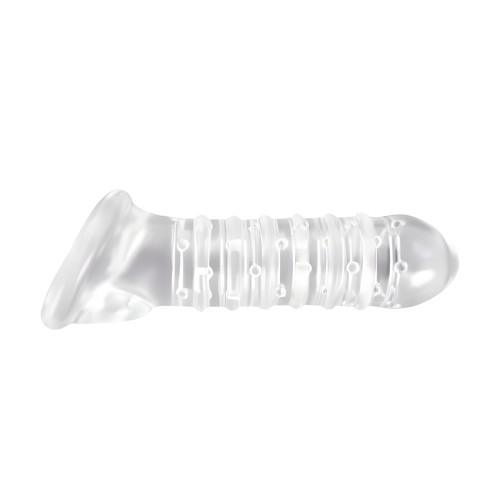 Renegade Ribbed Extension Clear Sleeve
