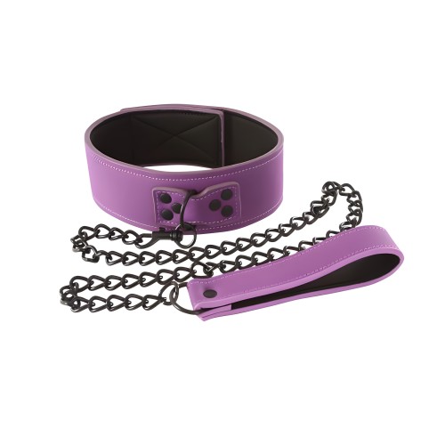 Collar de Bondage Lust Morado