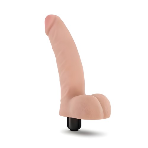 Dildo Vibrador con Bolas - Blush