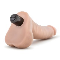 Dildo Vibrador con Bolas - Blush