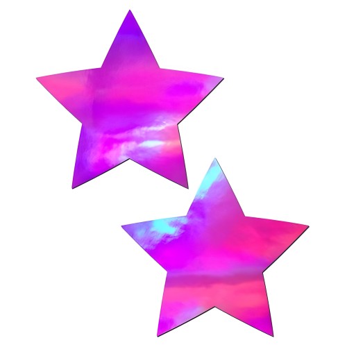 Pastease Holographic Star Pink Pasties - Fashion Accessory