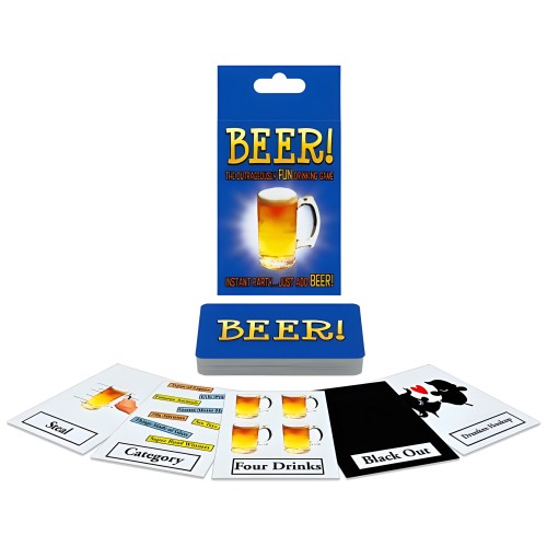 Juego de Cartas Beer - Juego Divertido para Fiestas