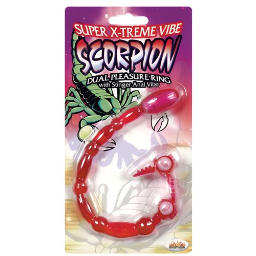 Scorpion Dual Pleasure Ring With Anal Vibe