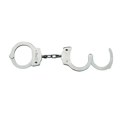 Nickel Coated Steel Handcuffs Double Locking