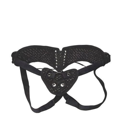 Corsé Strap-On de Terciopelo con Diamante Lux