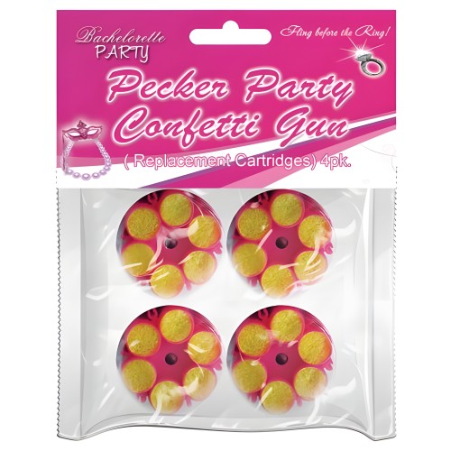 Pecker Party Confetti Gun Refills - Fun for Celebrations