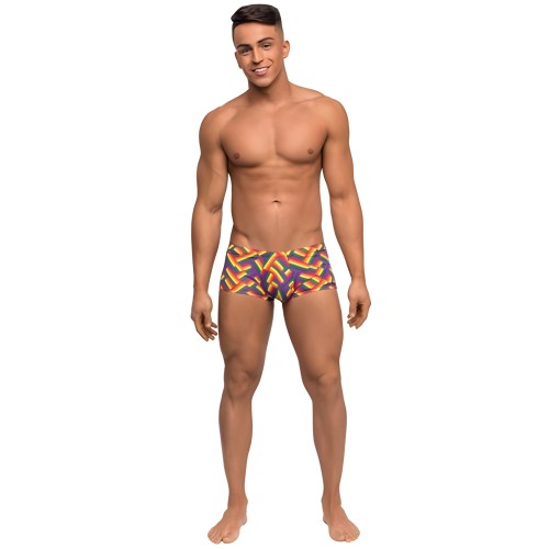 Male Power Pride Fest Mini Short Print Mediano
