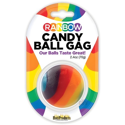 Rainbow Candy Ball Gag for Fun Adventures