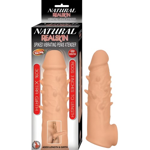 Extensor de Pene Natural Realskin - Longitud y Grosor Extra