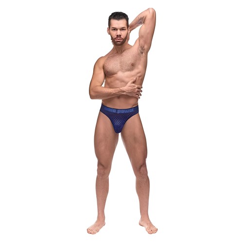 Diamond Mesh Bong Thong Nav - S/M