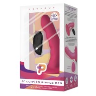 Pegasus 6" Peg Curvado Ripple - Placer Inalámbrico