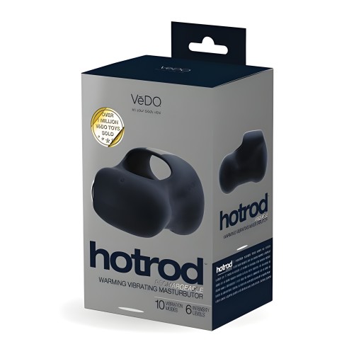 Vedo Hotrod Rechargeable Warming Masturbator Just Black