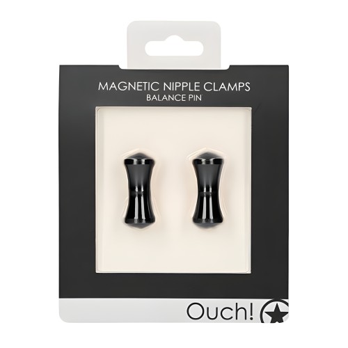 Pinza Magnética para Pezones Ouch - Balance Negro