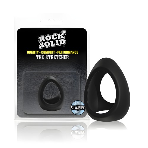 Stretch Cock Ring Rock Solid Silaflex