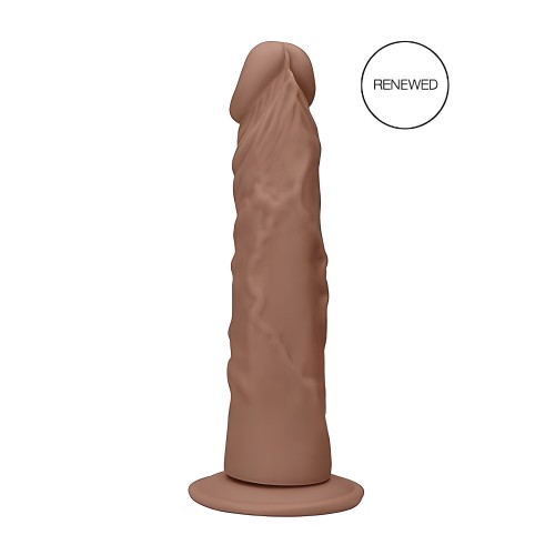 Real Rock Realistic Dildo - 7" - Mocha