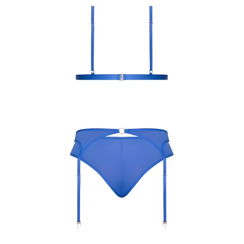 Magic Silk Sassy Bra Set - Cobalt L/XL