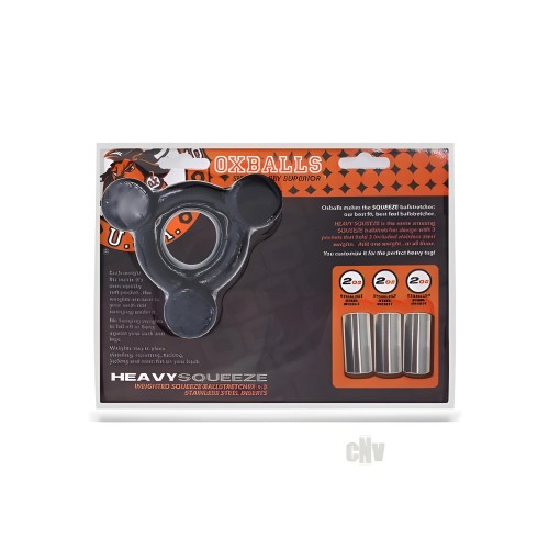 Oxballs Heavy Squeeze Ballstretcher Pesado Negro