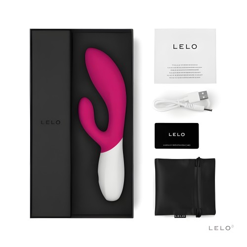 Lelo Ina Wave 2 Dual Stimulator - Cerise