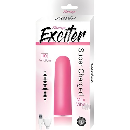 Exciter Mini Vibe Rechargeable Silicone Pink