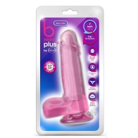 B Yours Plus Rock 'n' Roll Dildo Pink - Comfortable & Realistic
